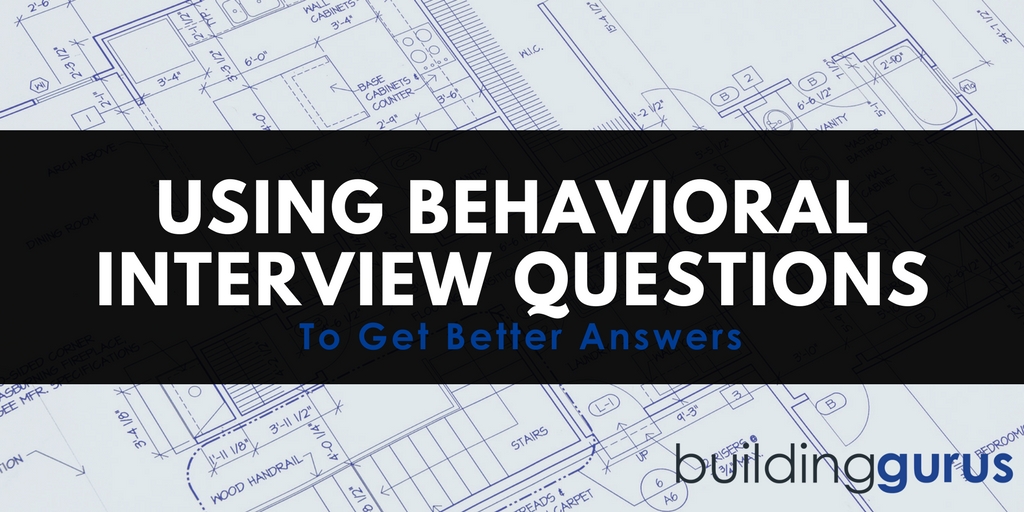 behavioural type interview questions